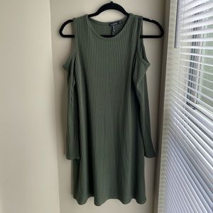 Boohoo Cold Shoulder Knit Dress